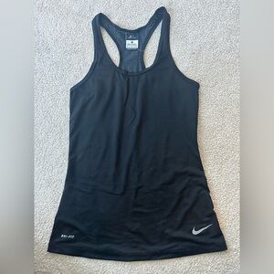 Nike Women's Black Dri-FIT Tank Top